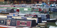 Hilperton Marina at Devizes in Wiltshire